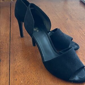 H&M Black Open-Toe D'Orsay High Heels